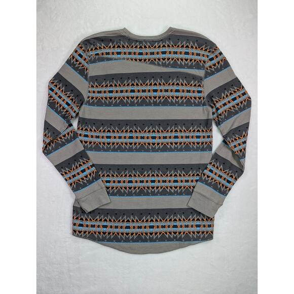 Volcom Size XL Striper Crew Thermal Long Sleeve Gray,Blue,Orange,Black - Picture 8 of 11